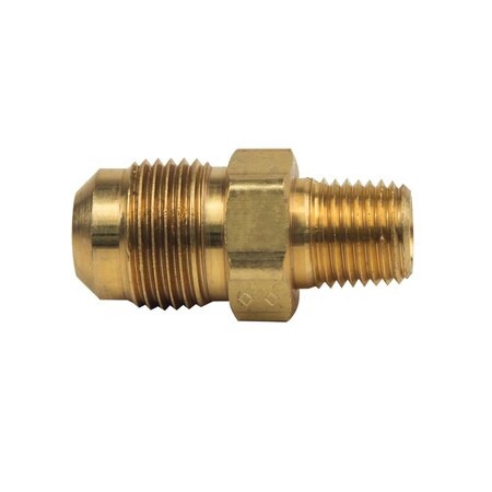 Thrifco Plumbing No. 48 1/2 Inch x 1/4 Inch Brass Flare MIP Adapter 9448017